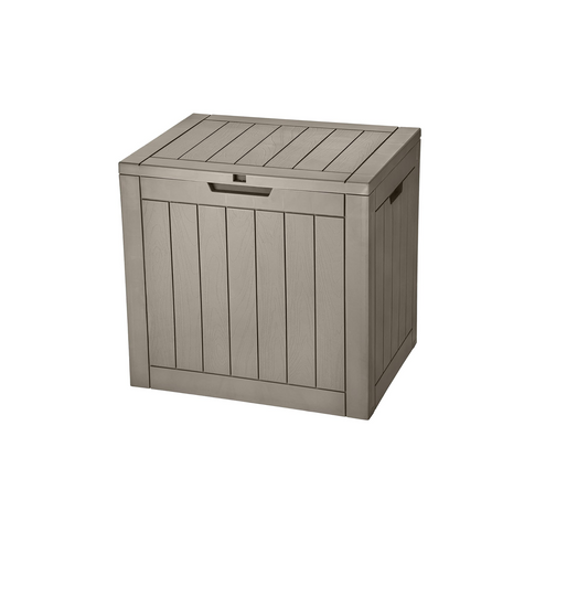 31 Gallon Large Outdoor Deck Storage Box-Beige