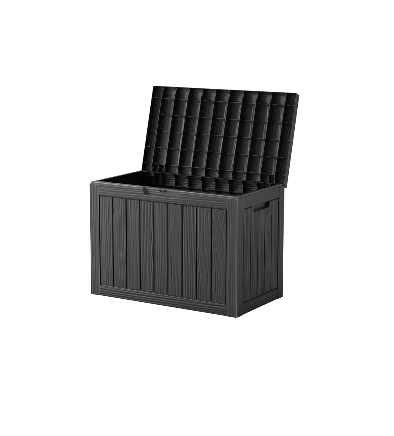 45 Gallon Large Outdoor Deck Storage Box-Black